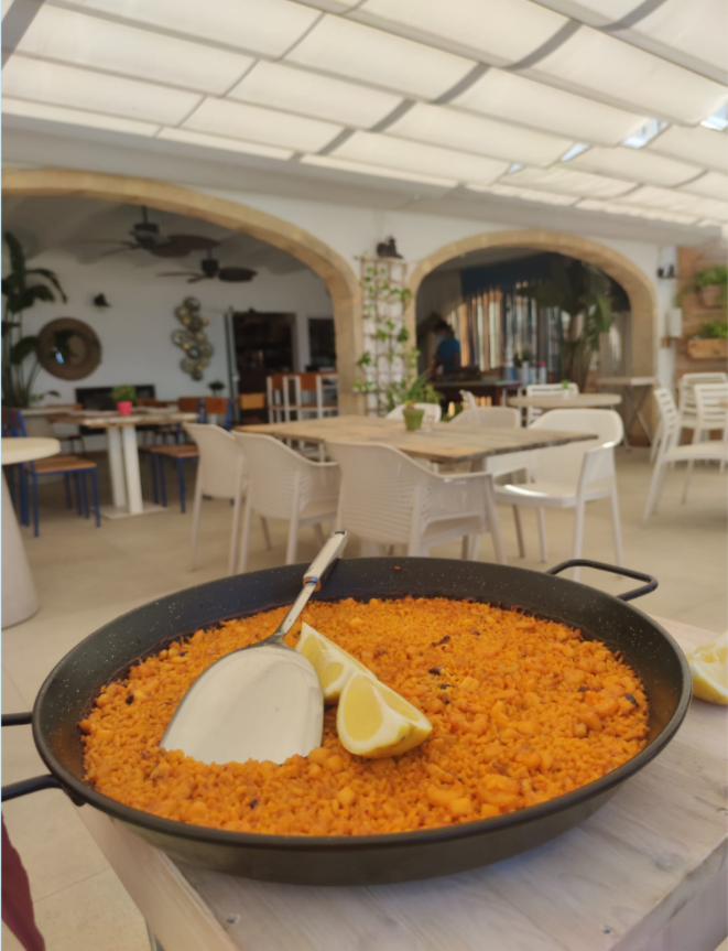 Paella gastronomía de denia