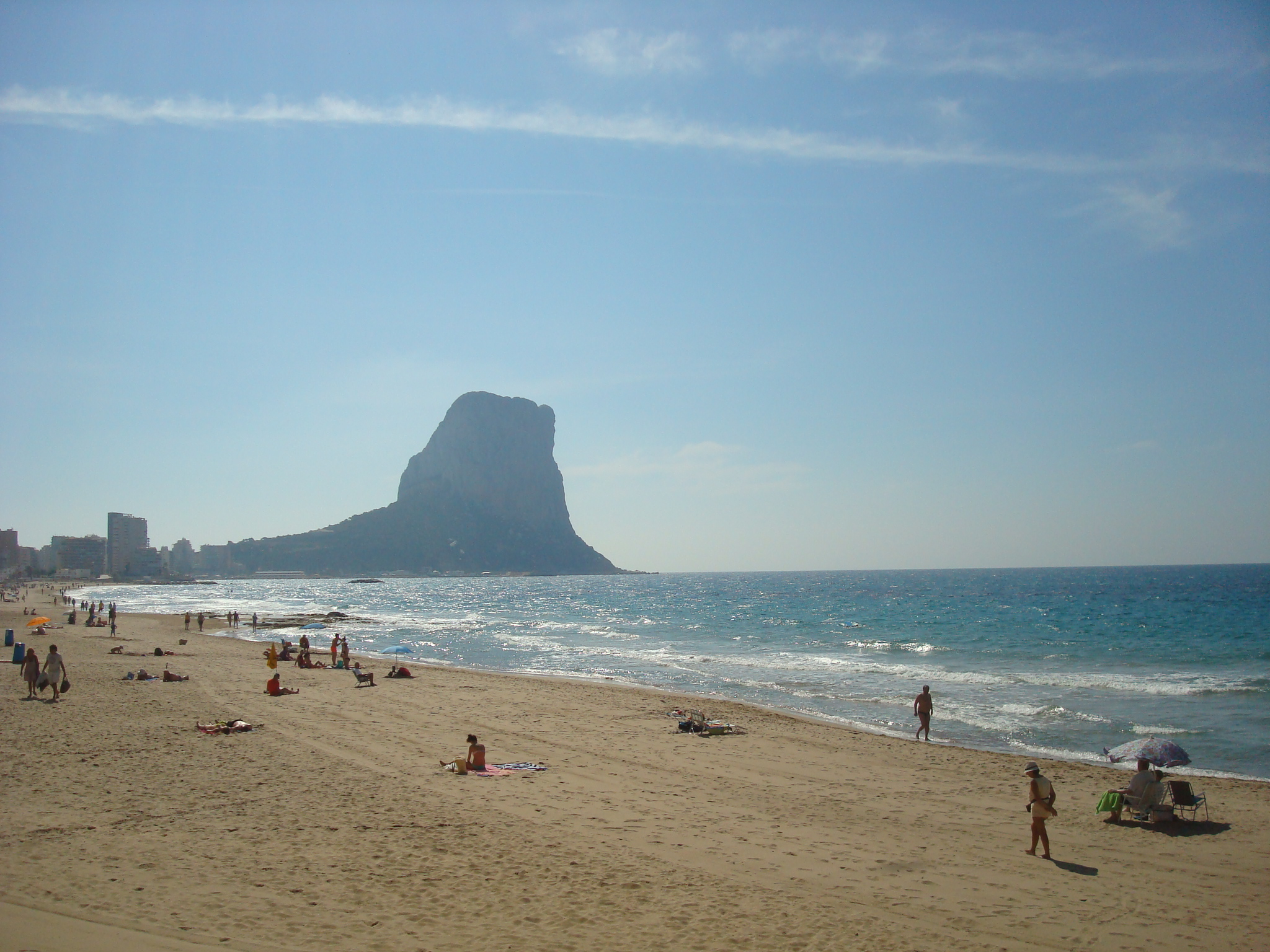 Calpe playa con Ifach