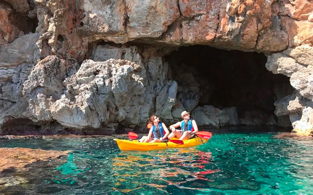 Kajak und Paddel Javea