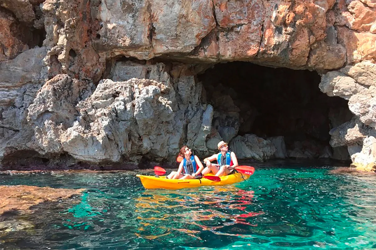 Kayak und Paddel Javea